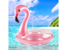 Boia Inflável De Flamingo Para Piscina - Brinquedo Divertido Praia, Ideal Festas Na E O Verão, Perfeita Adultos Crianças. -aquaforge