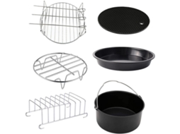Acessórios Para Fritadeira A Ar: Acessórios Universais Para Fritadeiras A Ar. Você Pode Usar Este Conjunto