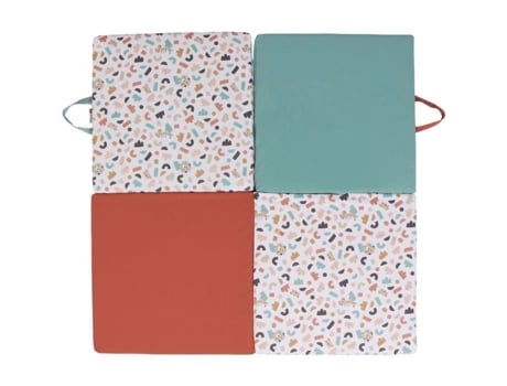 Tapis De Atividades Malin Tineo Tapete Evolutivo Multifuncional 3 Em 1 120 X 120 Cm Geométrico / Animais Engraçados