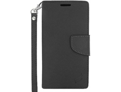 Capa Huawei P8 FANCY Flip Preto