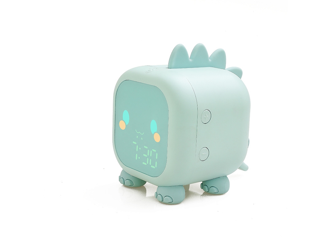Novo Despertador Engraçado De Dragão Com Relatórios De Voz Usb E Desenho Animado De Silicone Para Quarto Com Luz Noturna Led, Slowmoose
