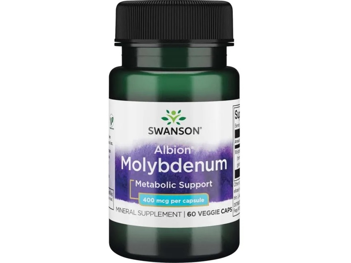 Albion Molibdênio Quelado 400 Mg 60 Cápsulas SWANSON