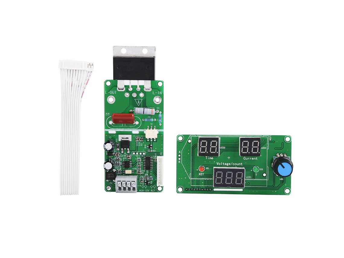 Módulo de Controle de Tempo para Soldador de Pontos com Tela Digital Placa Controladora 100a