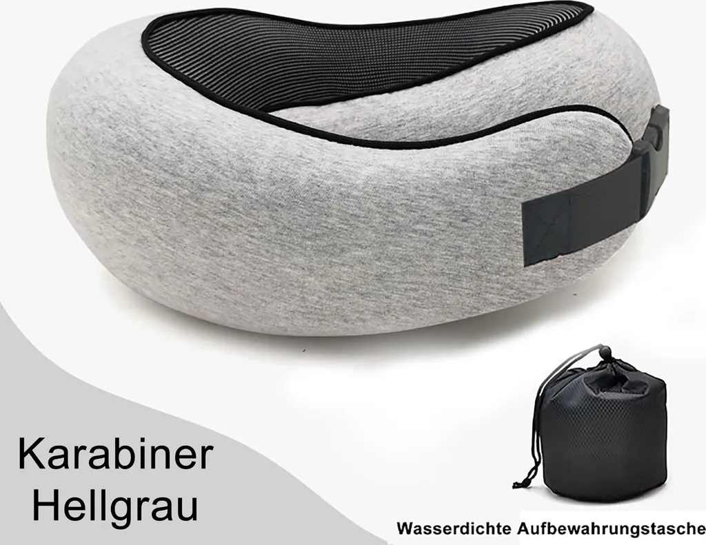 Bolsa de Viagem, Bolsa Ortopédica Cervical Transversal, Máscara de Dormir 3D de Espuma de Memória, Amarelo Claro, Cinna Claro Slowmoose