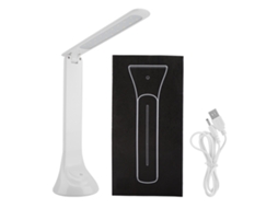 Lâmpada de Mesa Led Plegável Recarregável, Proteção Visão, 3 Níveis de Luminosidade | S/MARCA