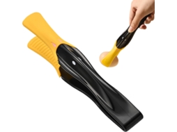 Pinça De Cozinha – Espátula Silicone Em Formato Pato 30cm, Antiescaldante, Para Servir Carnes Com Cabo Firme, Auxílio