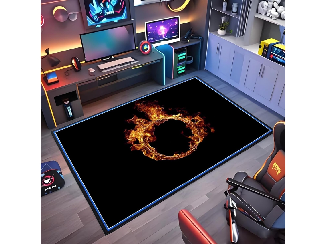 Tapete Protetor Cadeira Gamer 70 X 100 Cm Piso Parquet Cadeiras Escritório, Gamer, Chão,