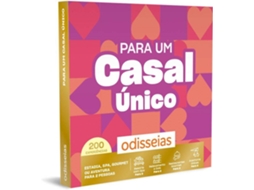 Pack Presente Odisseias - Para um Casal Único |Experiência Alojamento, SPA, gourmet ou aventura | 2 pessoas