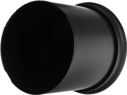 Compacto Para Escova De Vaso Sanitário Em Plástico Preto, Com Copo, Resistente E Estável, Acessório De Limpeza Prático Gokoco