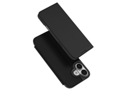 Capa Dux Ducis Para Iphone 17 Com Suporte - Preta