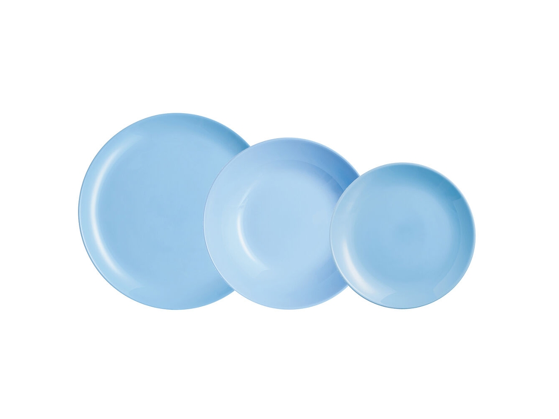 Serviço de Jantar LUMINARC Diwali (Azul - Vidro)