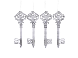 Laxiscreed Urso De Natal Com Floco De Neve Transparente Para Decoração De Árvore De Natal