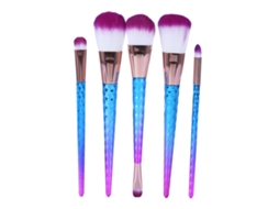 Kit Profissional De Pincéis Para Maquiagem Pó E Contorno
