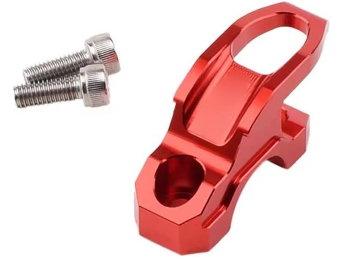 Reachmall Suporte De Capacete De Crochê Em Liga De Alumínio Para Guia De Moto Doré (vermelho)