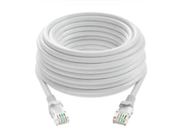 Cabo Ethernet Cat 6 0.5m,10gbps, 550mhz, Utp, Para Router/pc/gaming White Hexinyigjly