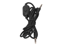Aetheria cabo de Áudio com Controle de Volume e Microfone para Fones de Ouvido Logitech G233 G433 Gpro Gprox