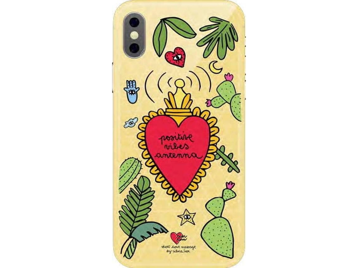 Capa iPhone X, XS SILVIA TOSI Vibes (Multicores)