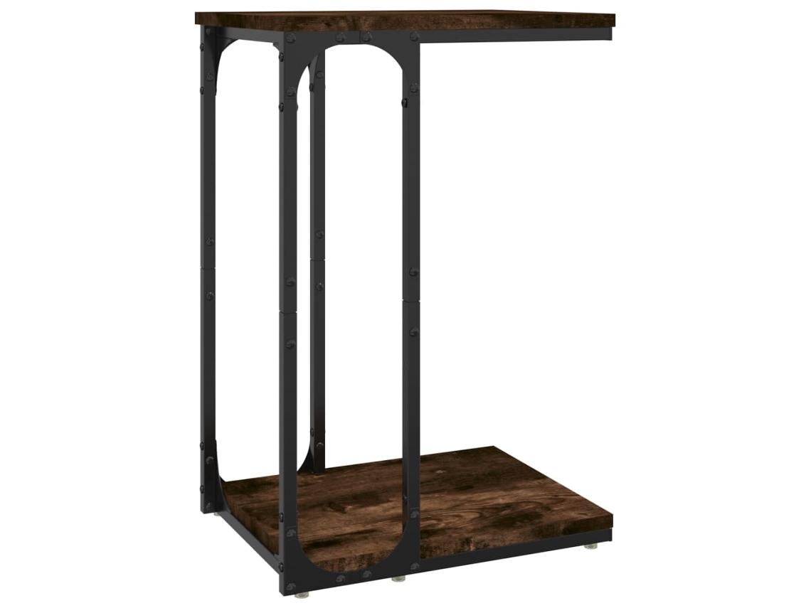 Mesa de Apoio Derivados de Madeira Carvalho Fumado MAISON EXCLUSIVE (40x30x60 cm)