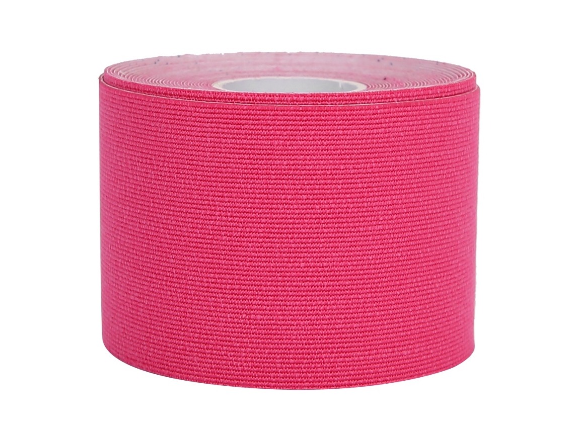 Lurelia Fita De Cinesiologia, 5 Cm X 5 M, Fita Esportiva Elástica Autoadesiva Rosa Para Cuidados Musculares