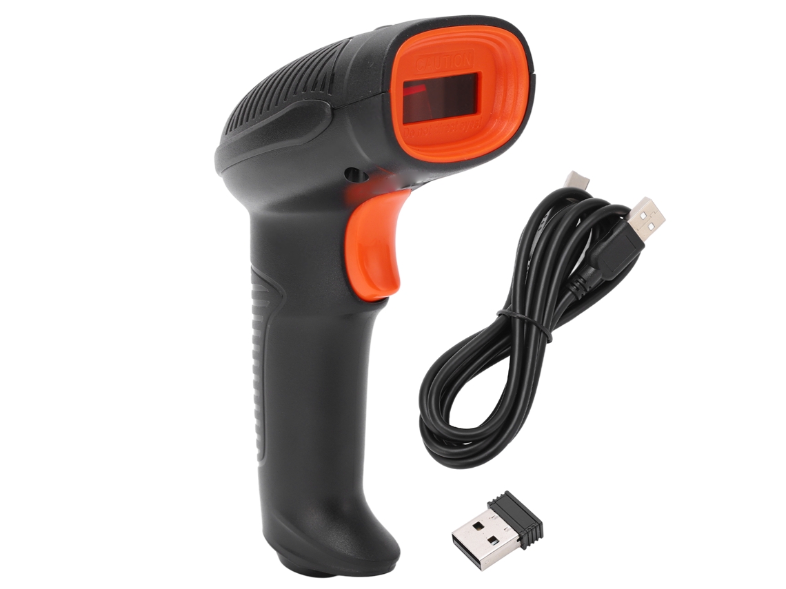 Leitor de Código de Barras 1d Portátil Sem Fio 2.4g Plug And Play | S/MARCA