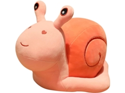 Pelúcia De Caracol Kawaii, Rosa, 25cm, Almofada Macia Para Crianças Igvtrade