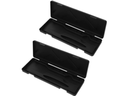 Estojo De Plástico Preto Para Paquímetro Digital, 2 Peças.