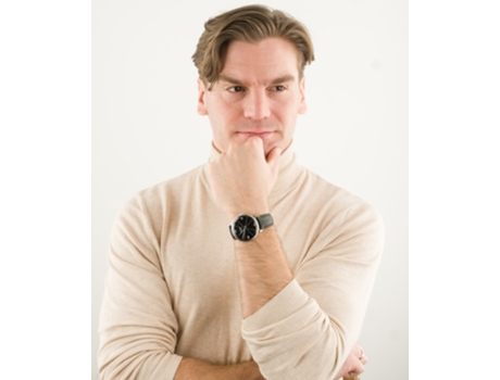 Relógio masculino BLONIE Zodiak Mechaniczny Czarny