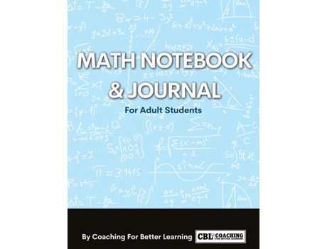 Livro Math Notebook And Journal For Adult Students De Coaching For Better Learning (inglês)