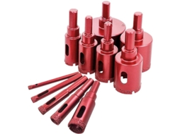 Conjunto De Serra Copo Diamantada, Broca Diamantada Para Azulejo/vidro/mármore Slowmoose (6 Mm 50 Mm, 11 Peças)