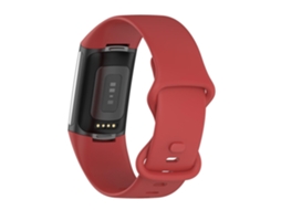 Pulseira de substituição de TPU macio para relógio inteligente Fitbit Charge 5 Ly Ebike (grande)