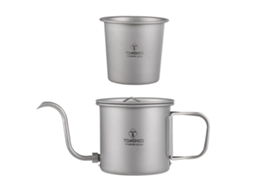 Caneca de Café de Camping Portátil 400ml com Bico Desmontável