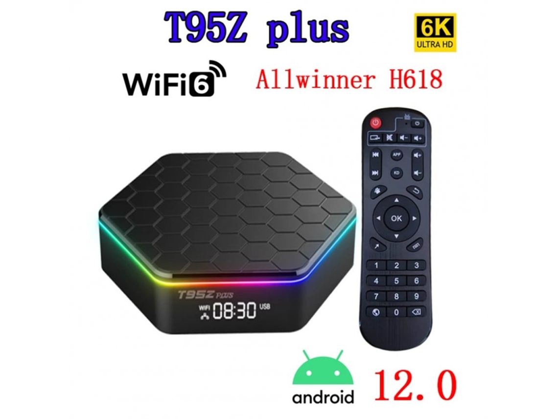 TV BOX ANDROID 12.0 T95Z con 4Gb + 64Gb memoria 