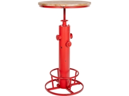 Mesa De Bar Ruhr Vermelho