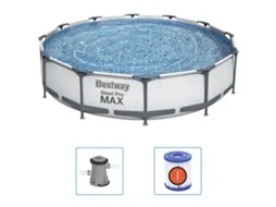 Conjunto piscina BESTWAY Aço (366x76 cm)