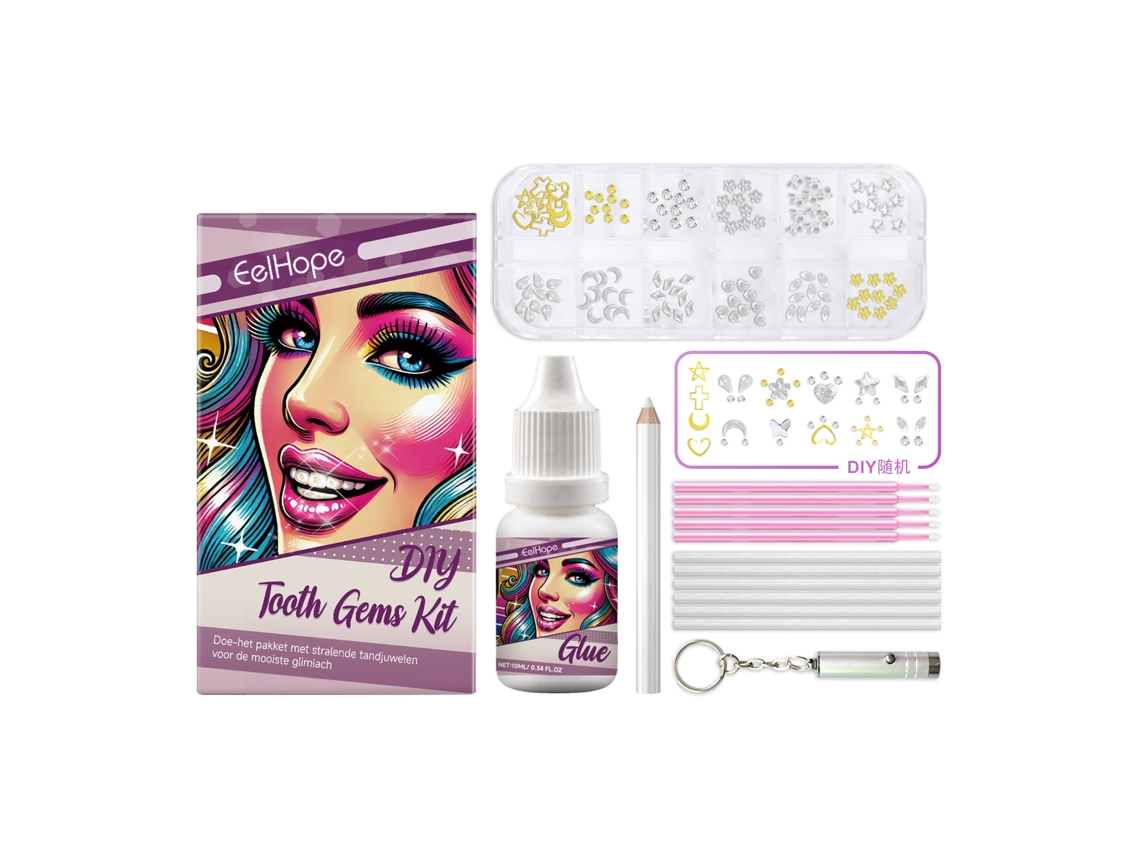 Conjunto Dentes Diy Eelhope Beleza Sorriso