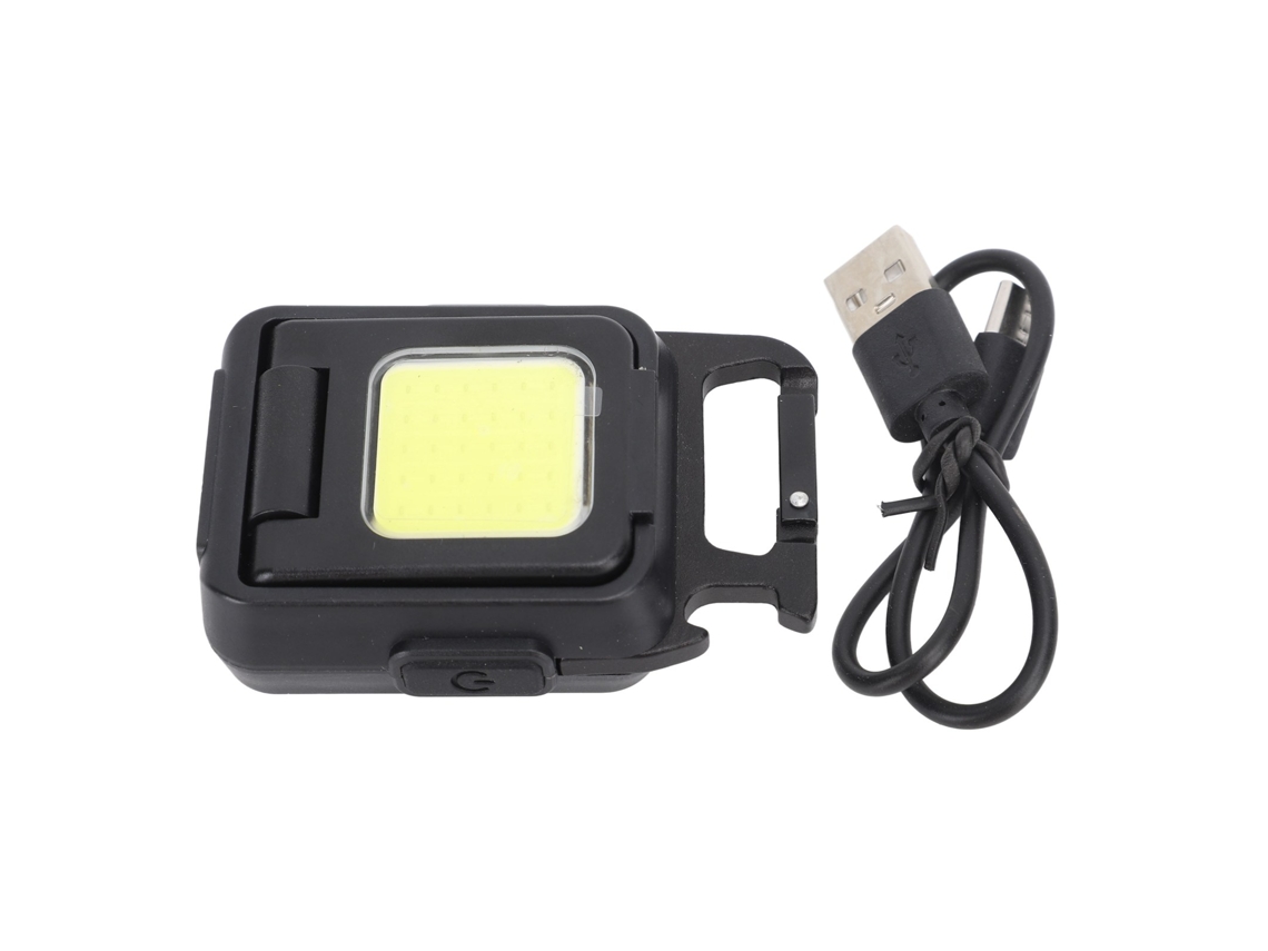 2026 linterna Llavero Led Mini Recargable com Suporte Plegável e Abertura de Garrafas para Camping e Emergências