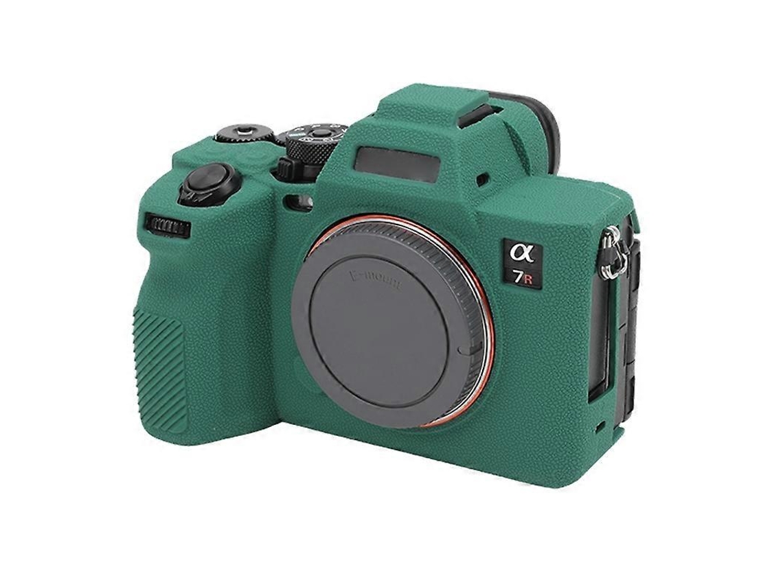 Capa Protetora De Silicone Macio Com Textura De Lichia Para Sony Ilce7rm5 / A7r5