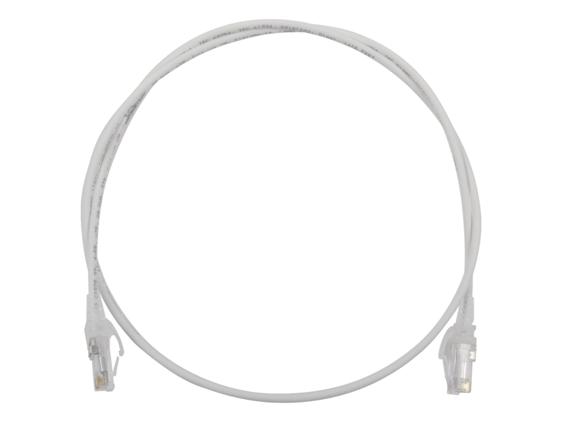 Cabo De Conexão Modular Mc6 Cat6 Utp 28awg 3 Pés Branco Mc6-03-0228vayotoy
