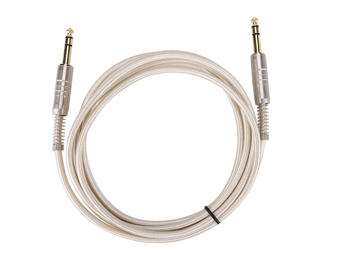 Adaptador de Áudio LAXISCREED 6.35mm Macho macho Dourado