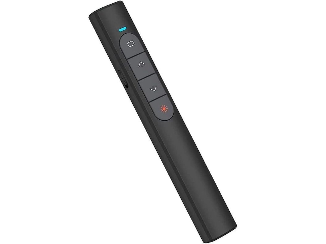 Controle remoto sem fio para PowerPoint com hyperlink e controle de volume 2.4GHz com S/MARCA