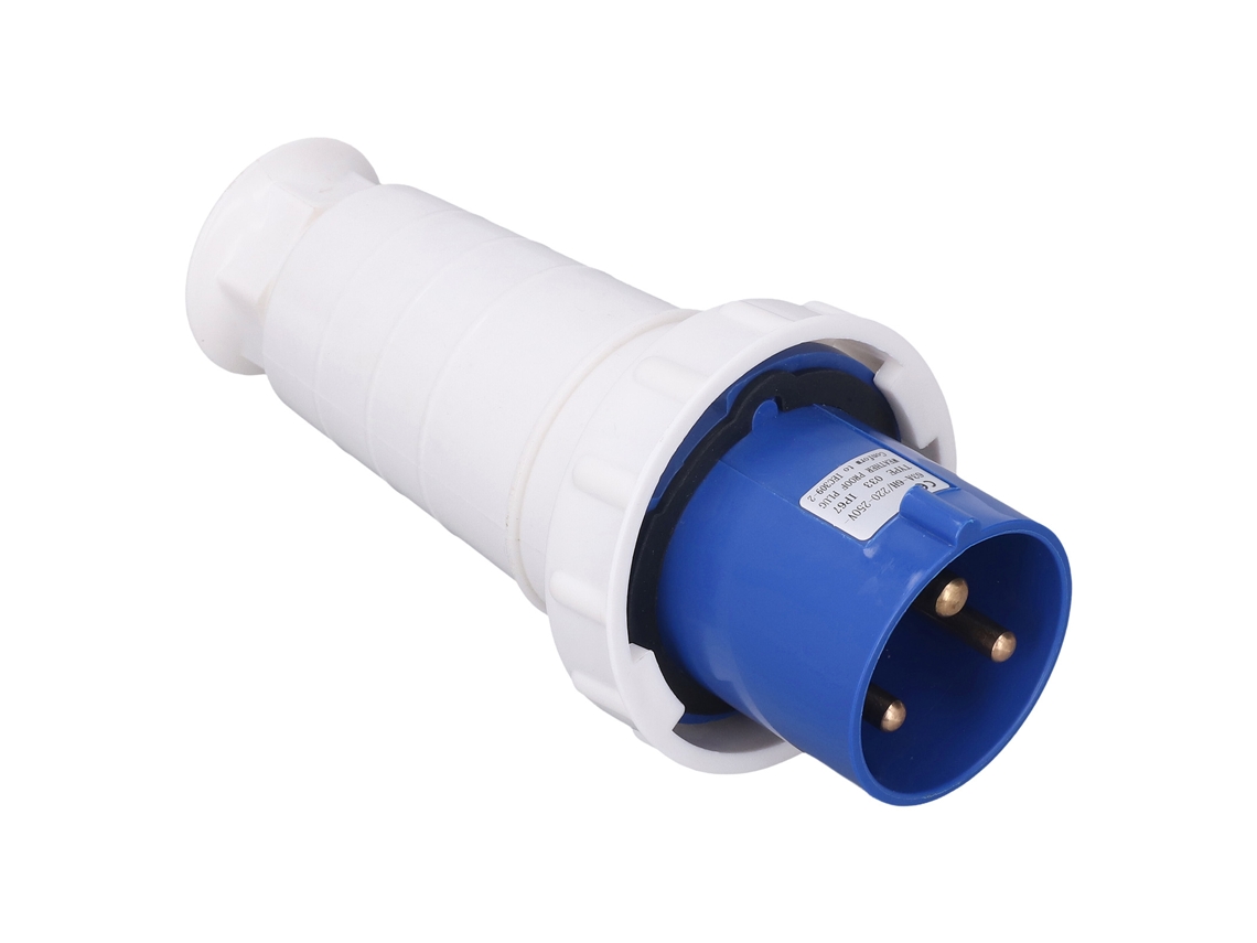Conector Plug Socket Avião 30mm 5 Pinos S/MARCA
