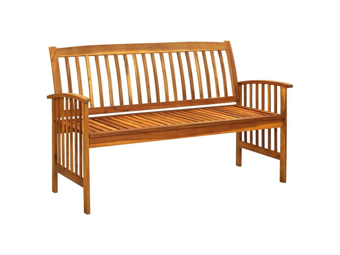 Maison Exclusive - Banco De Jardim C/ Almofadão 147 Cm Madeira De Acácia Maciça