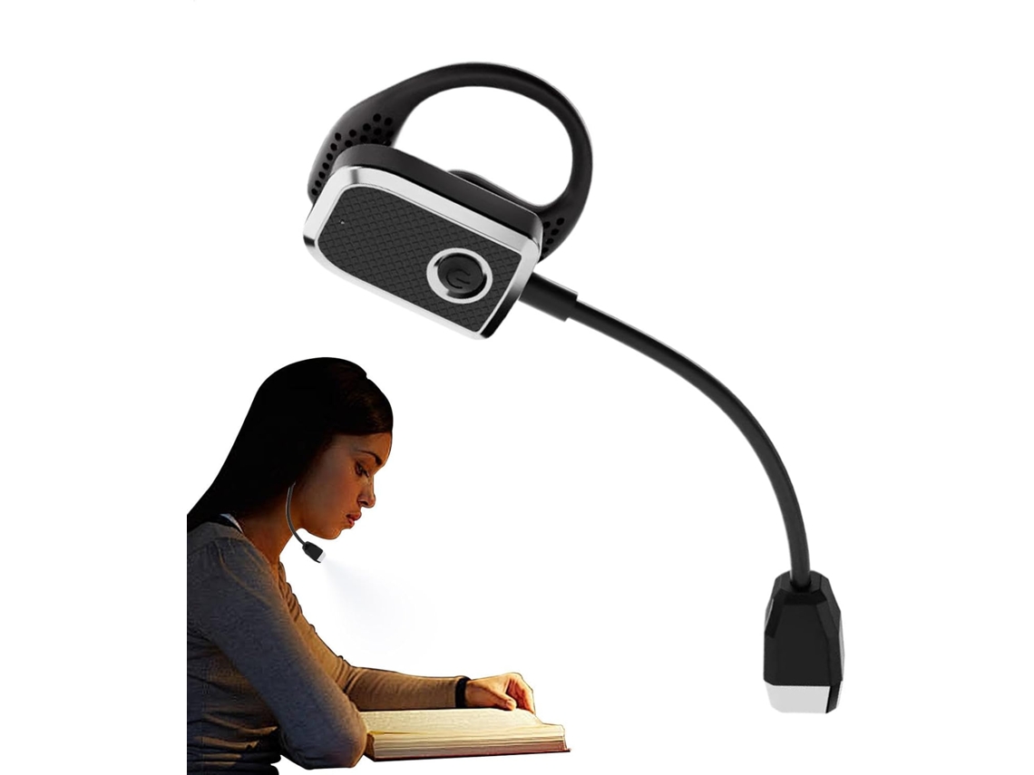 Luminária De Leitura Led Com Orelhas, Recarregável Luminária De Cabeceira Com Orelhas Leitura Para Estudo Design