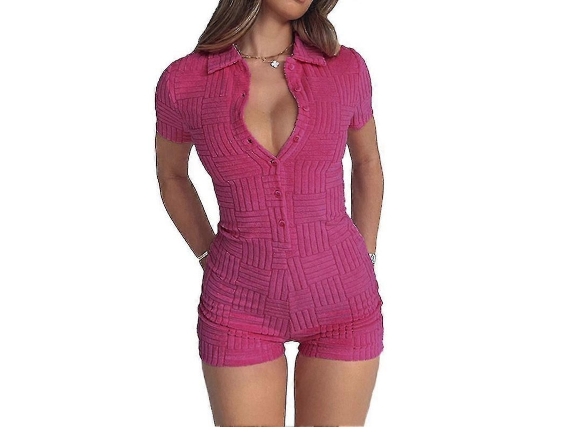 MONOS Curtos de Verão para Mulher, com Gola V, Moda Y2K | MARCA