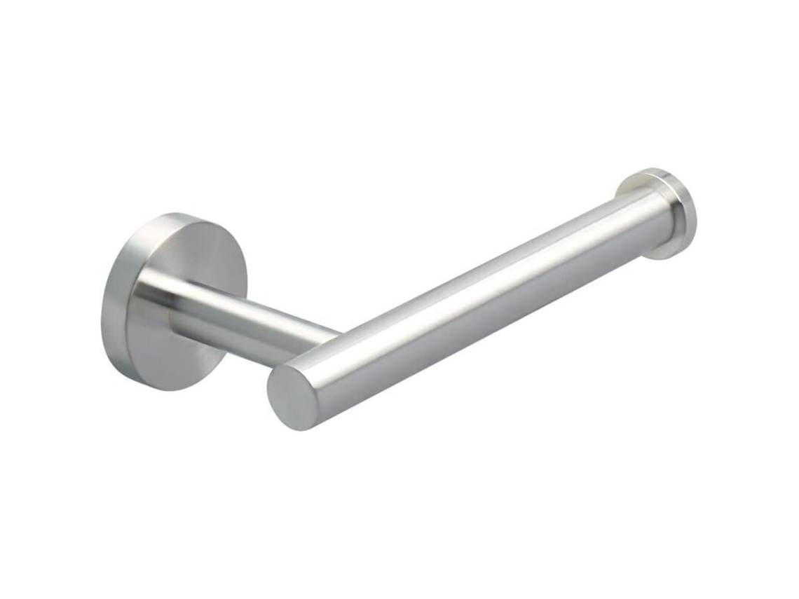 Suporte de Papel Higiênico de Parede, em Aço Inoxidável Sus304, Banheiro e Cozinha, com Acabamento Escovado AQUAFORGE