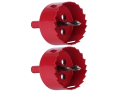 Conjunto De 2 Serras Copo 53 Mm Para Colmeias, Abridor Orifícios