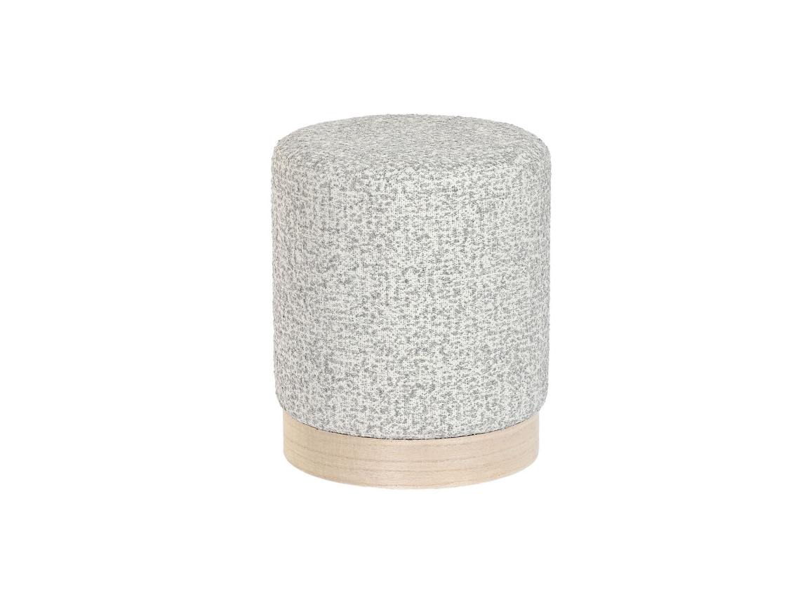 Repousa Pés Dkd Home Decor 32 X 32 X 38 Cm Scandi Cinzento Claro