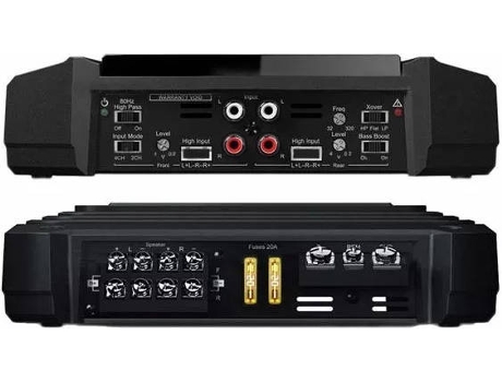 Amplificador Auto JBL GX-A604 — 4 Canais | 435W | 20Hz-20kHz | 93dB