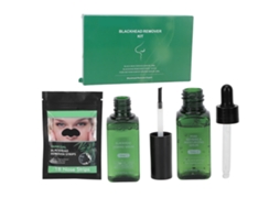 Kit De Tiras Para Eliminar Puntos Negros 3 En 1 Con Suero Suave Para Limpieza Y Tratamiento De Pores