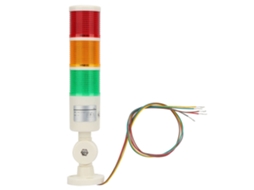 Luz De Alarme Led Com Buzzer Cnc Máquina 24vdc Vermelho Laranja Verde Sinal De Aviso
